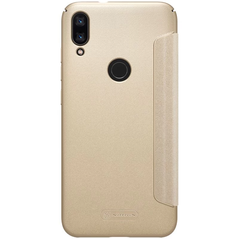Xiaomi Mi Play fodral gyllene Sparkle Leather