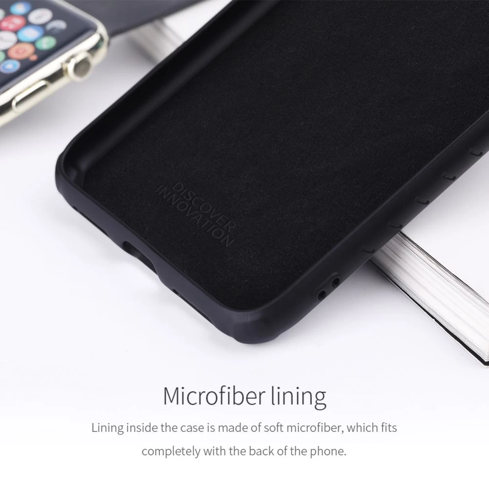 Xiaomi RedMi Note 7 dėklas raudonas Rubber Wrapped  Redmi