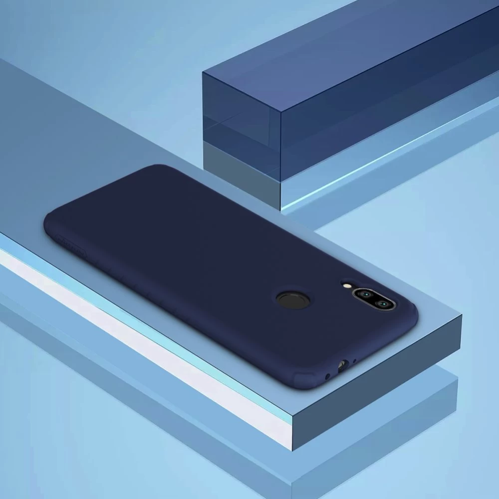 Xiaomi RedMi Note 7 dėklas raudonas Rubber Wrapped  Redmi