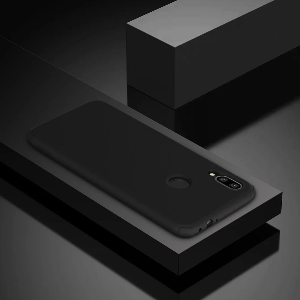 Xiaomi RedMi Note 7 dėklas raudonas Rubber Wrapped  Redmi