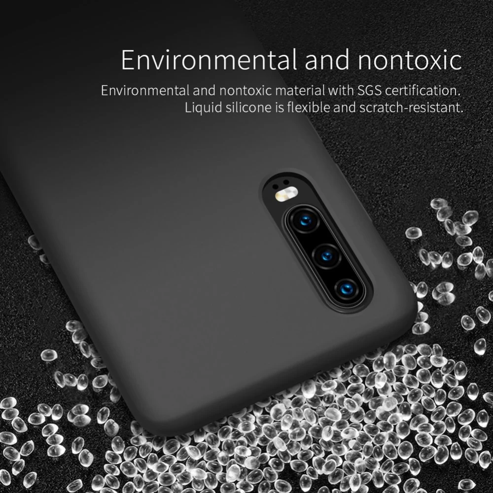 Huawei P30 suojakuori punainen Flex Pure