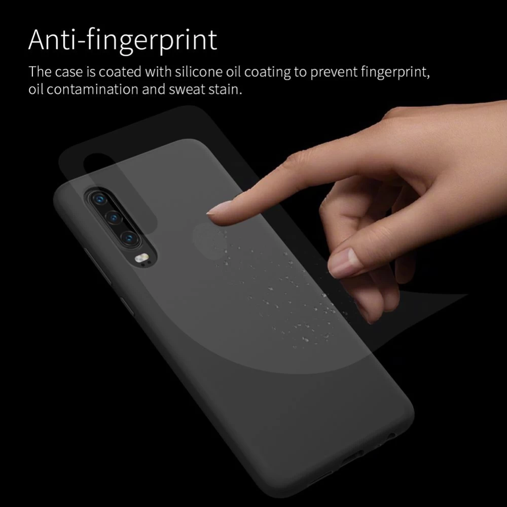 Huawei P30 suojakuori punainen Flex Pure