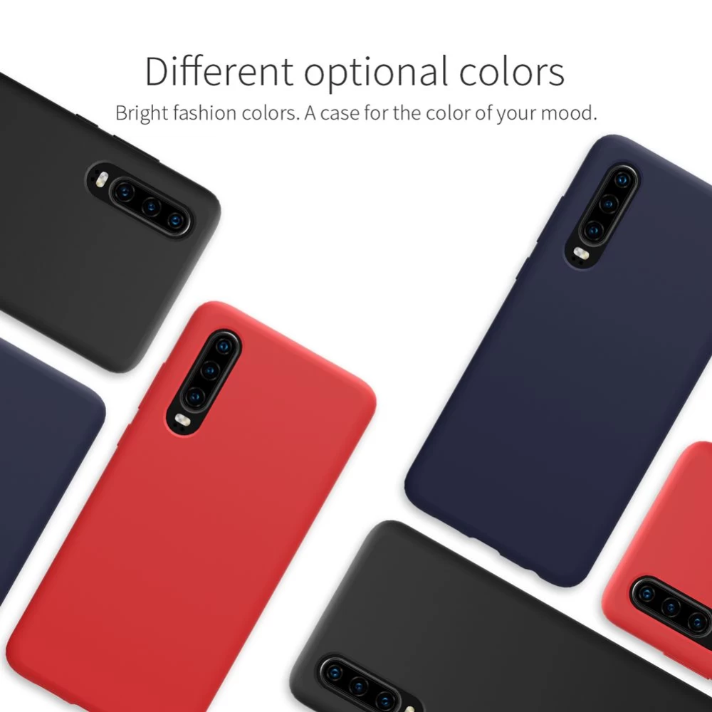 Huawei P30 suojakuori punainen Flex Pure