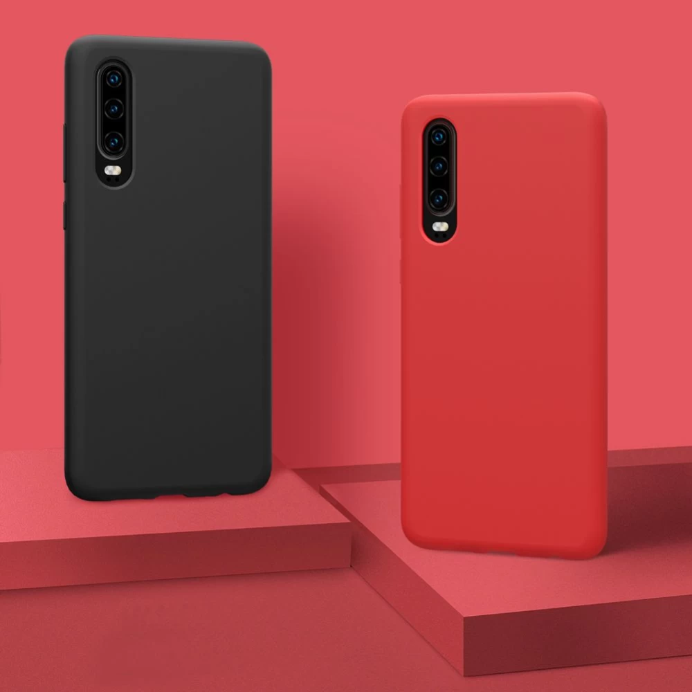 Huawei P30 suojakuori punainen Flex Pure