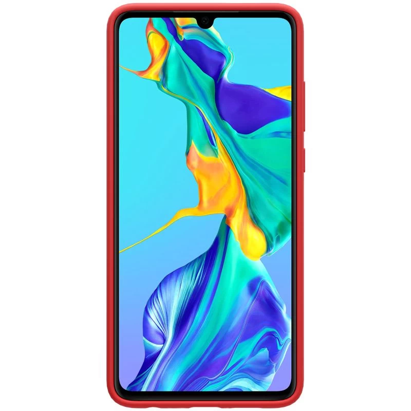 Huawei P30 suojakuori punainen Flex Pure