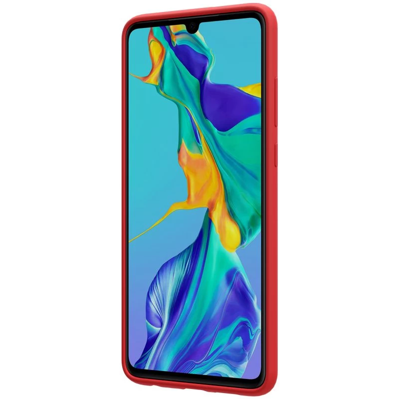 Huawei P30 suojakuori punainen Flex Pure