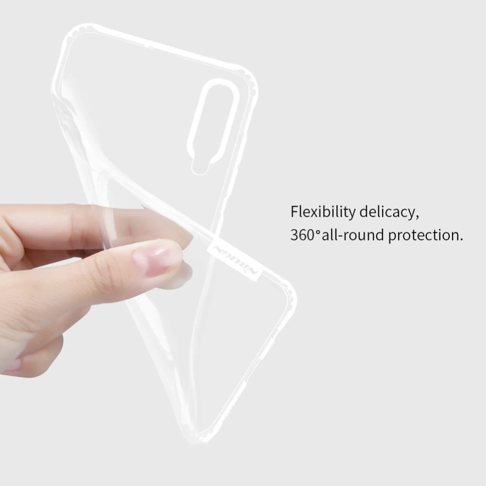 Samsung Galaxy A50 vāciņš caurspīdīgs pelēks Nillkin TPU 