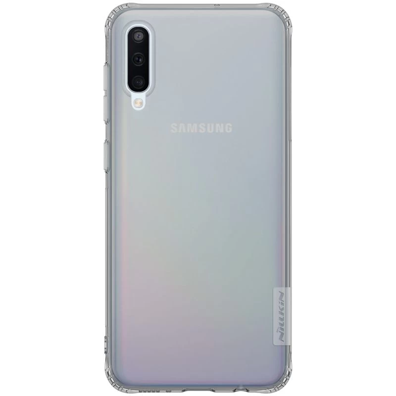 Samsung Galaxy A50 vāciņš caurspīdīgs pelēks Nillkin TPU