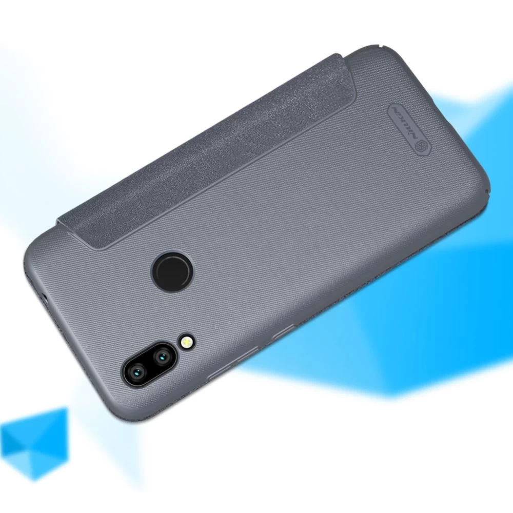 Xiaomi RedMi 7 maciņš zeltīts Sparkle Leather  Redmi