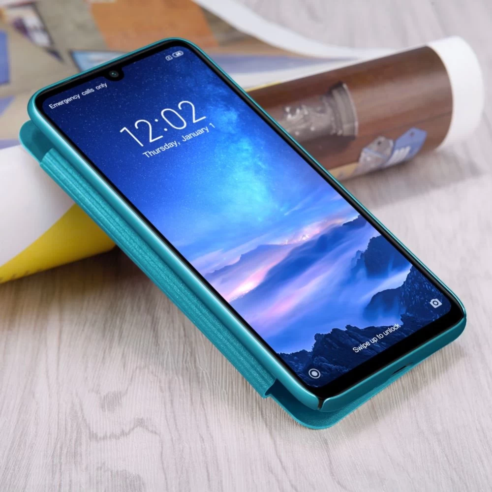 Xiaomi RedMi 7 maciņš zeltīts Sparkle Leather  Redmi