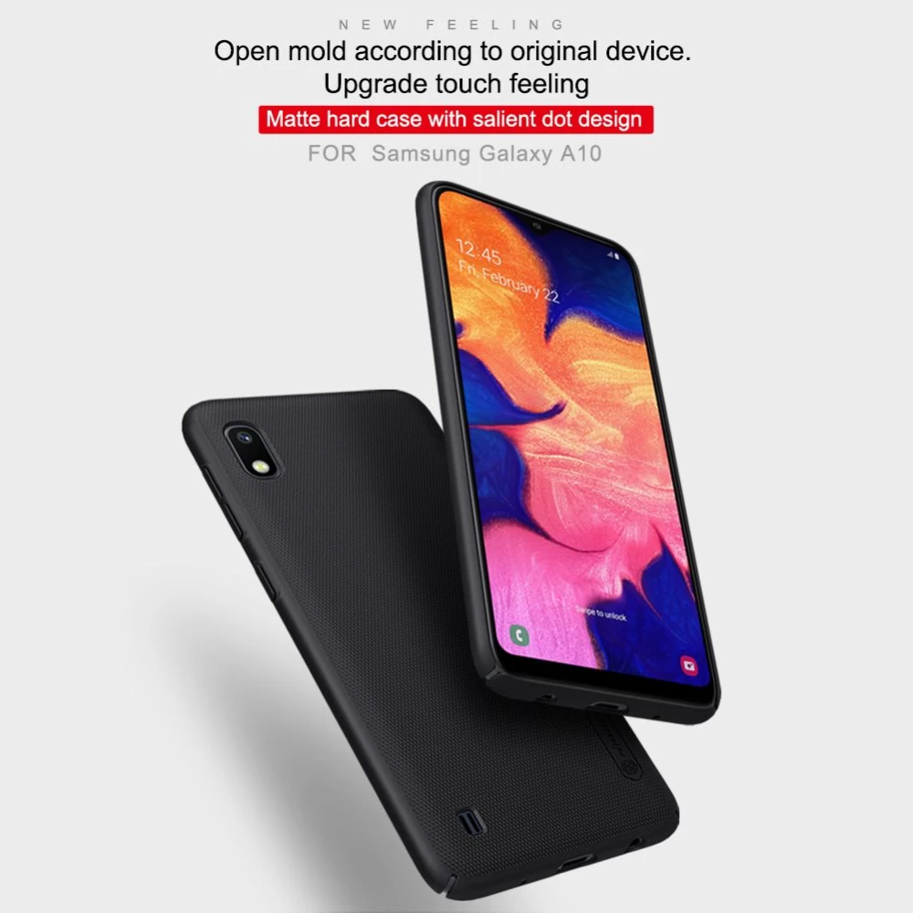 Samsung Galaxy A10 чехол золотой Nillkin Super Frosted Shield
