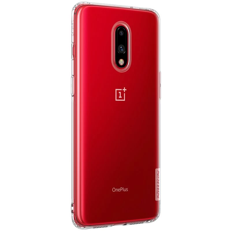 OnePlus 7 vāciņš caurspīdīgs TPU