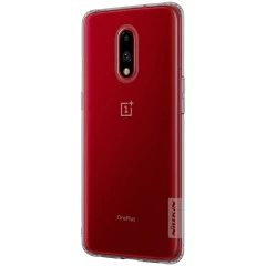 OnePlus 7 skal transparent grå TPU 