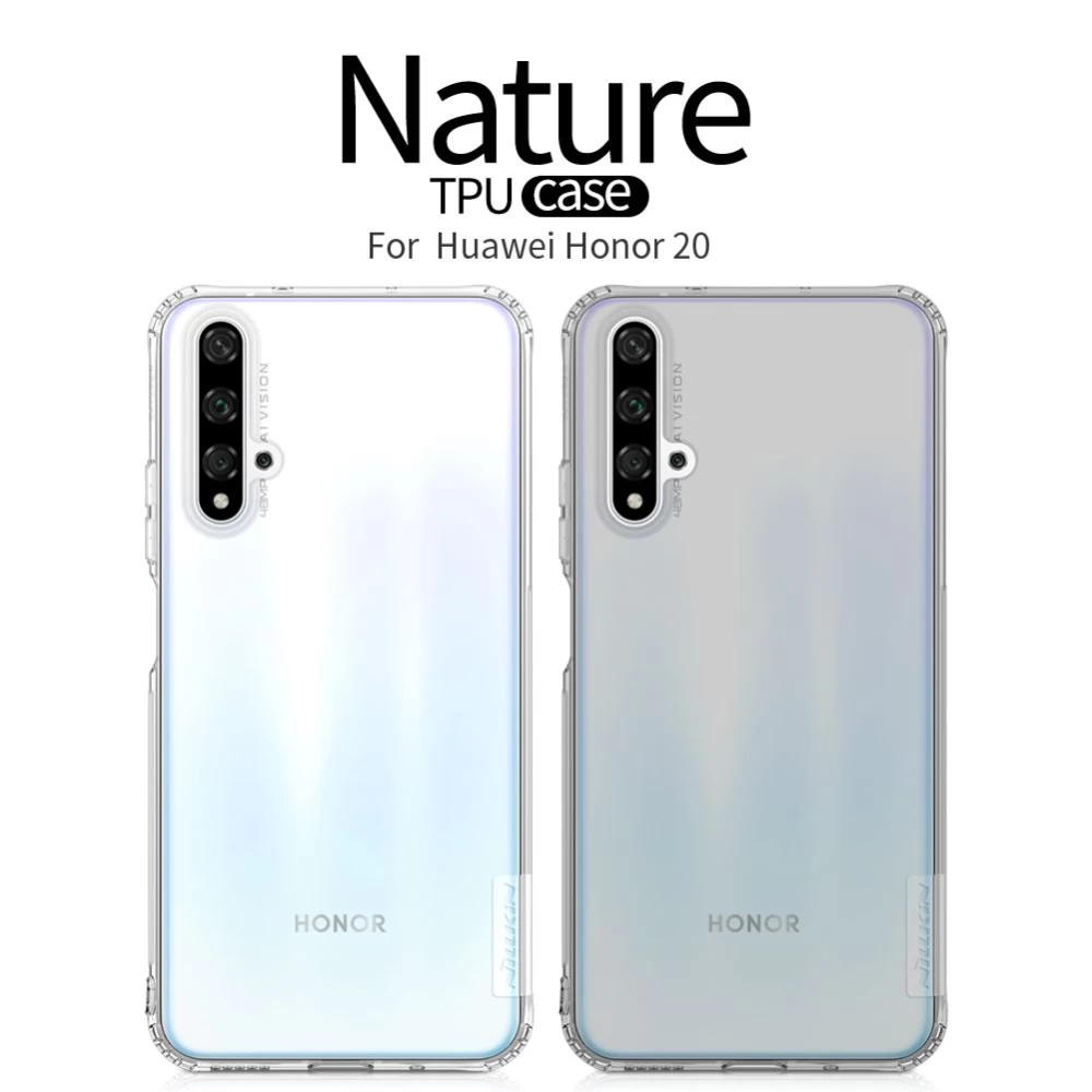 Honor 20 vāciņš caurspīdīgs TPU  Huawei