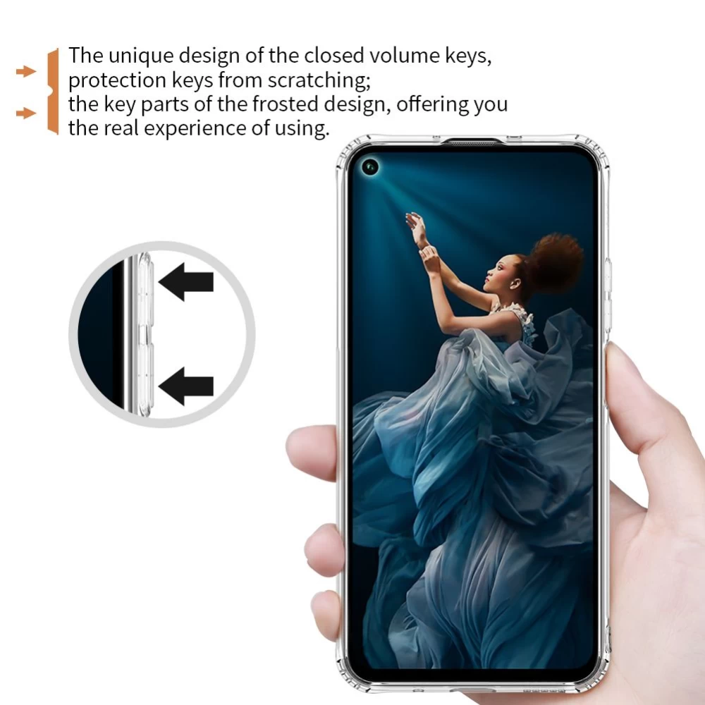 Honor 20 vāciņš caurspīdīgs TPU  Huawei