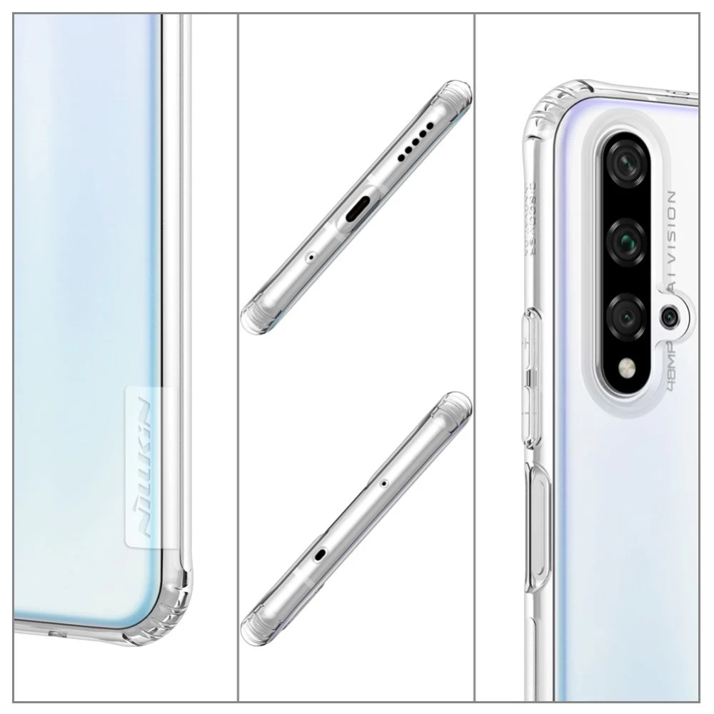 Honor 20 vāciņš caurspīdīgs TPU  Huawei