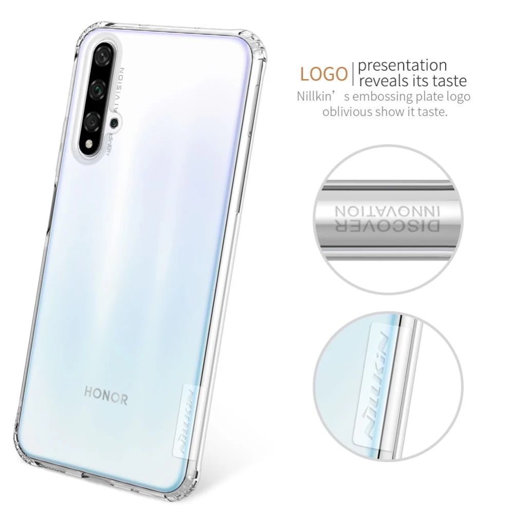 Honor 20 vāciņš caurspīdīgs TPU  Huawei