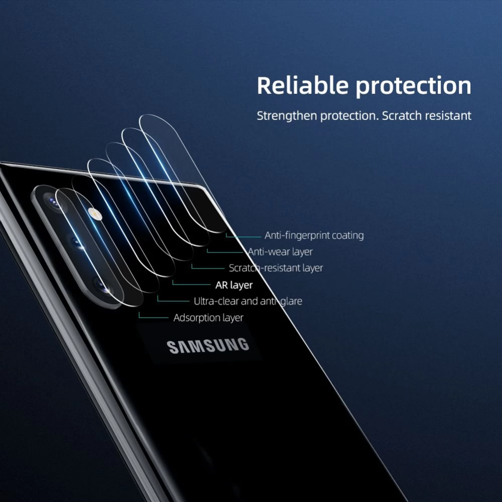 Samsung Galaxy Note 10 aizsargstikls  InvisiFilm AR camera protective film
