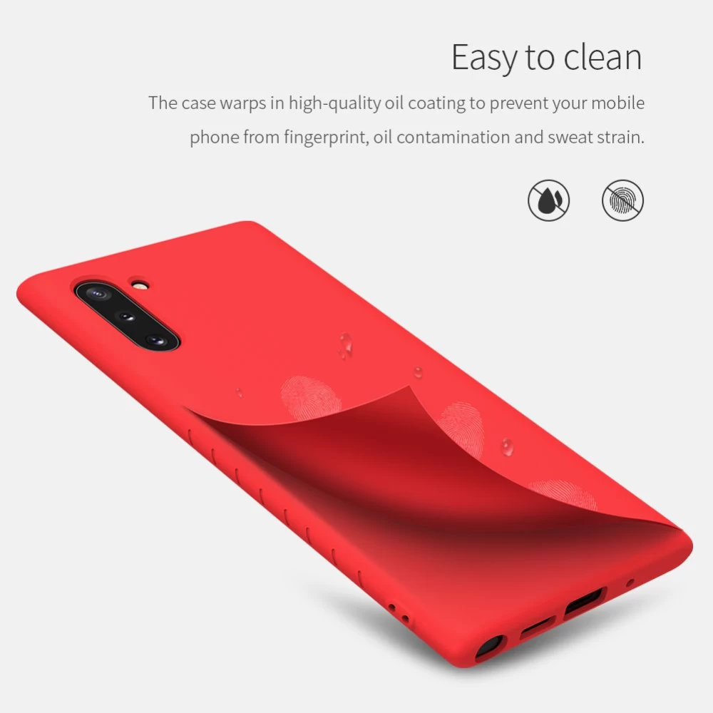 Samsung Galaxy Note 10 vāciņš melns Rubber Wrapped