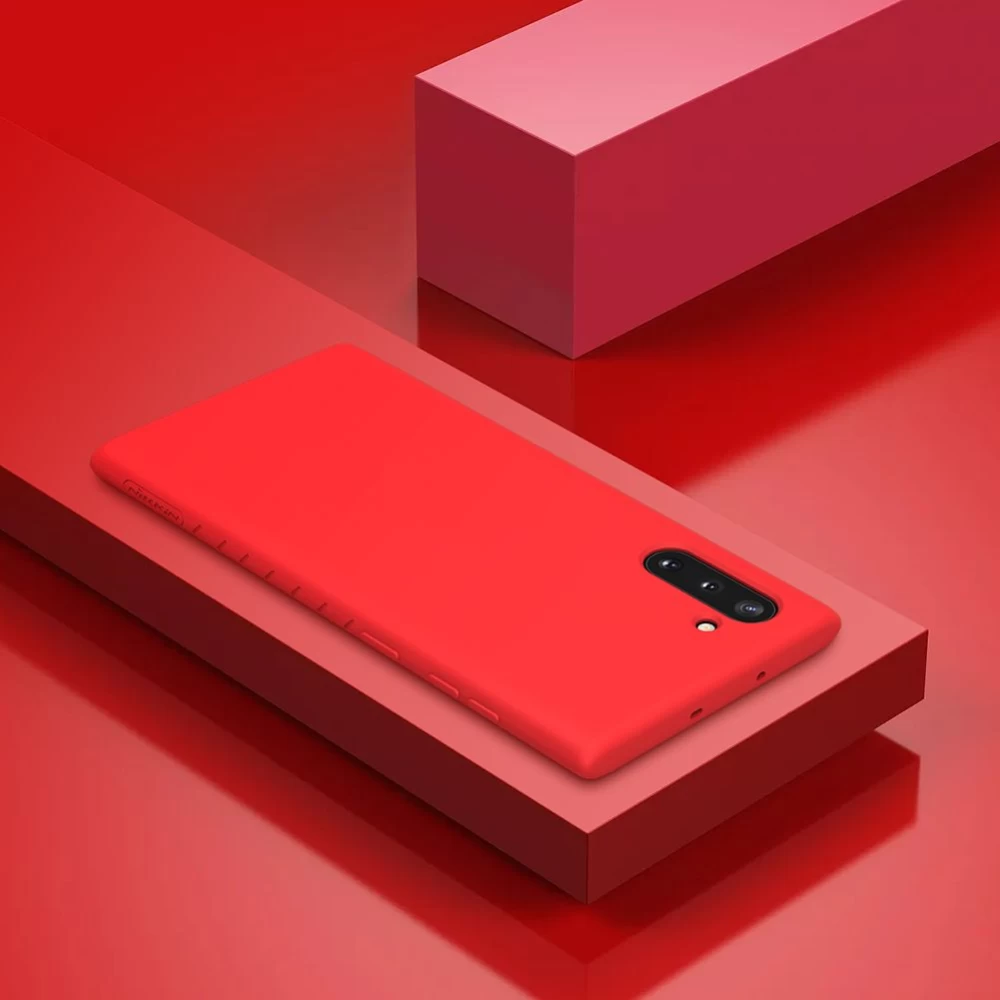 Samsung Galaxy Note 10 vāciņš melns Rubber Wrapped