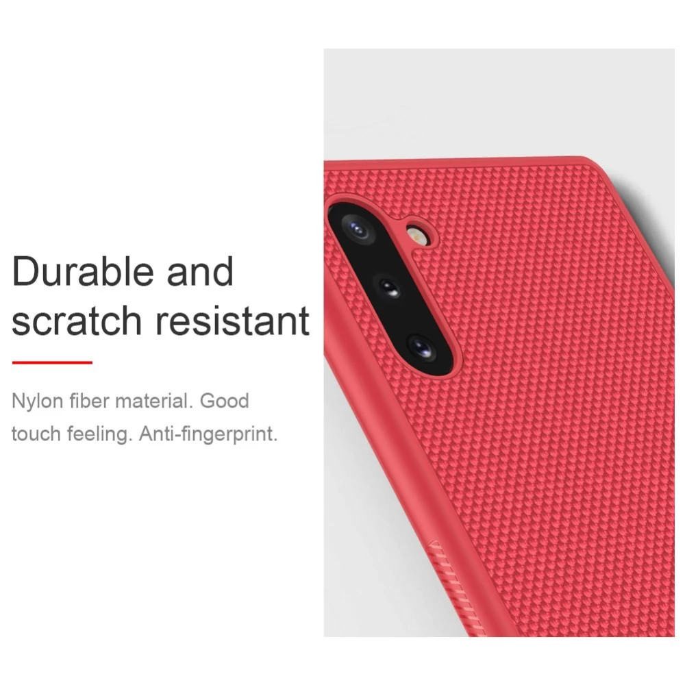 Samsung Galaxy Note 10 vāciņš sarkans Textured