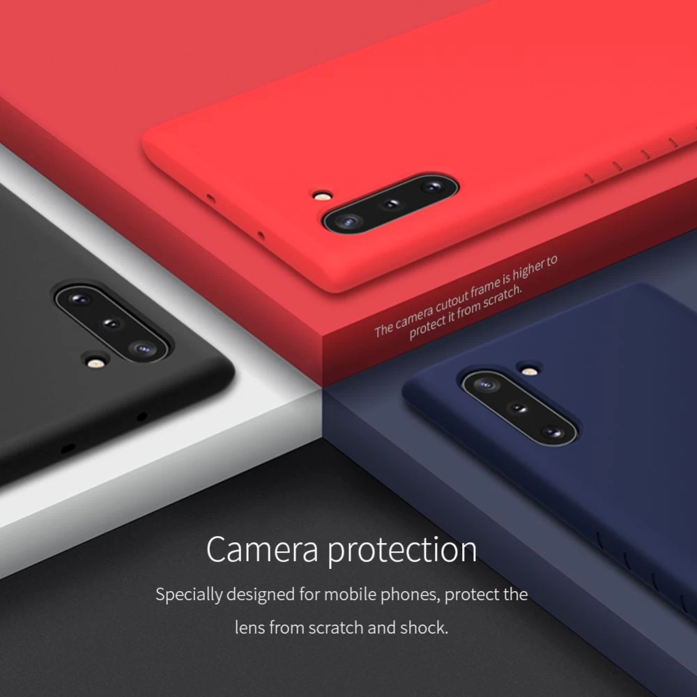 Samsung Galaxy Note 10 vāciņš sarkans Rubber Wrapped