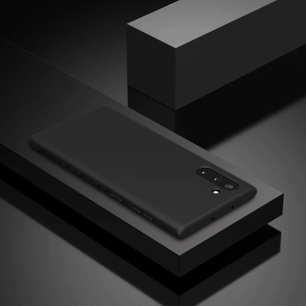 Samsung Galaxy Note 10 dėklas mėlyna Rubber Wrapped