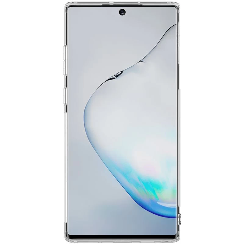 Samsung Galaxy Note 10 vāciņš caurspīdīgs pelēks TPU