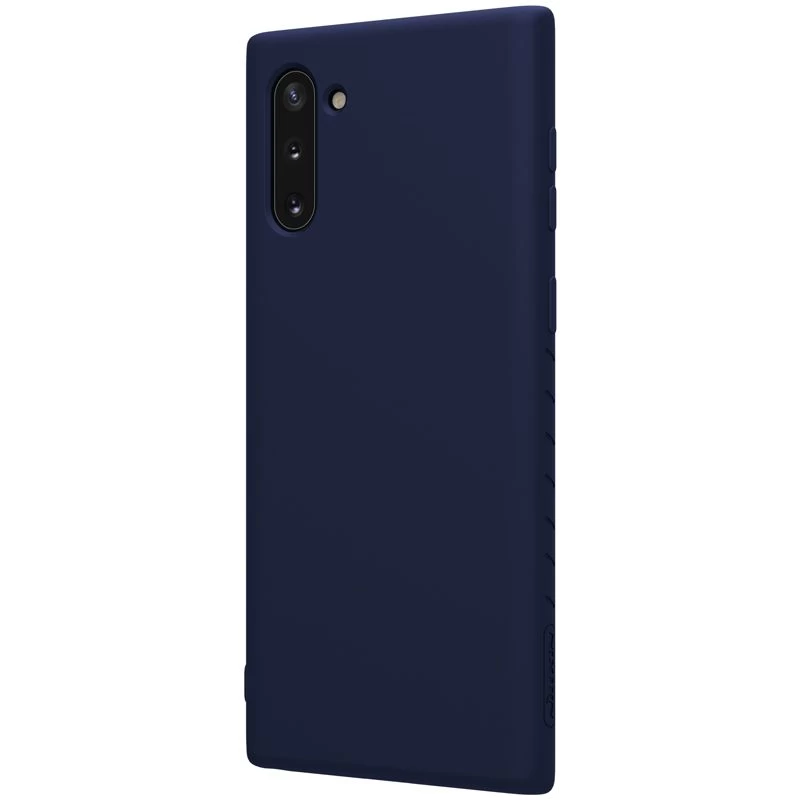 Samsung Galaxy Note 10 dėklas mėlyna Rubber Wrapped