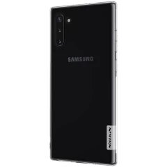 Samsung Galaxy Note 10 vāciņš caurspīdīgs pelēks TPU 