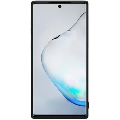 Samsung Galaxy Note 10 dėklas Juoda Rubber Wrapped 