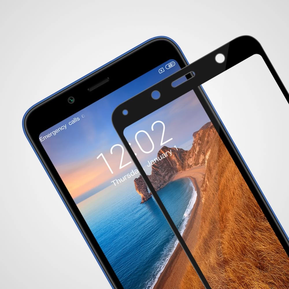Xiaomi RedMi 7A aizsargstikls melns CP+PRO Tempered Glass Redmi