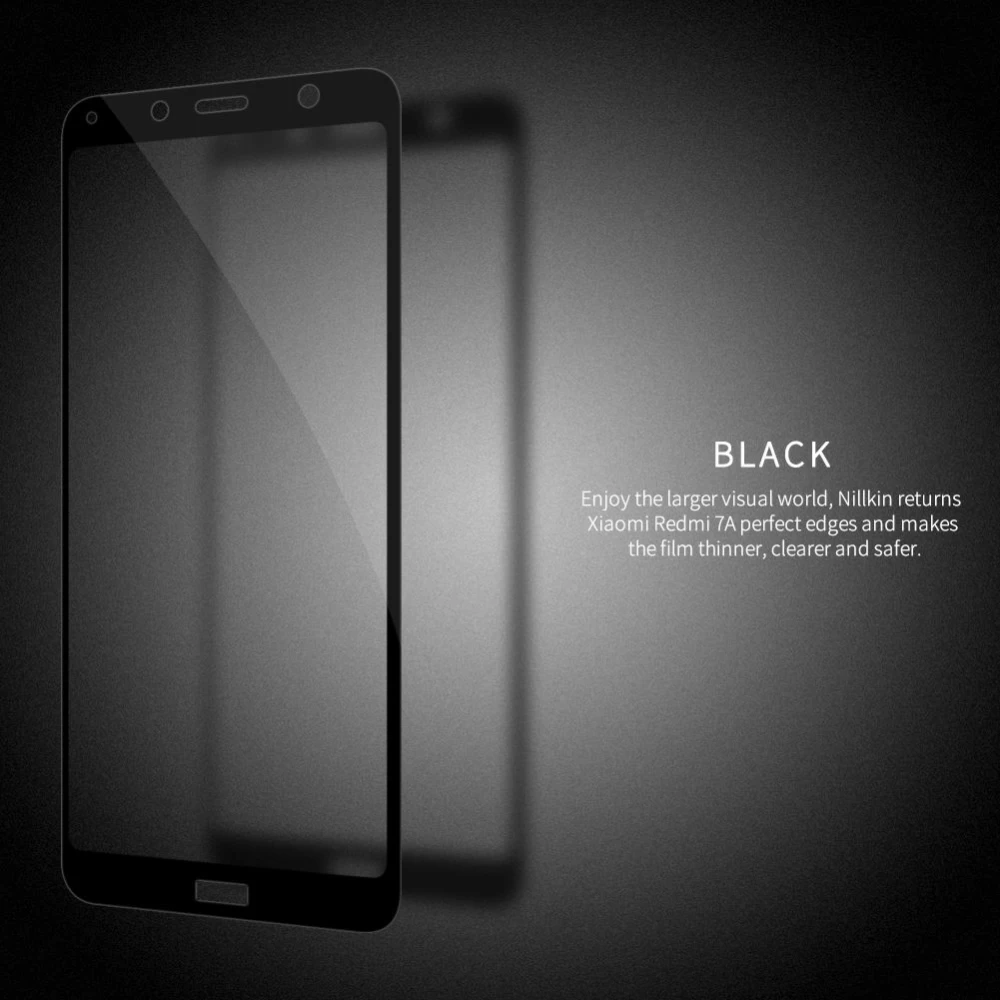 Xiaomi RedMi 7A aizsargstikls melns CP+PRO Tempered Glass Redmi