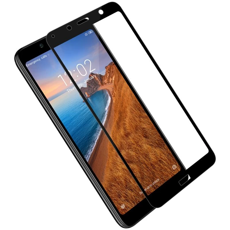 Xiaomi RedMi 7A aizsargstikls melns CP+PRO Tempered Glass Redmi