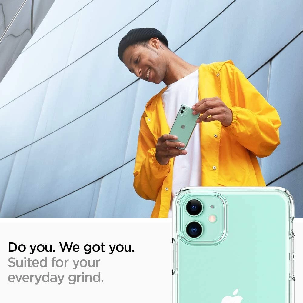 Apple iPhone 11 vāciņš caurspīdīgs SPIGEN Liquid Crystal