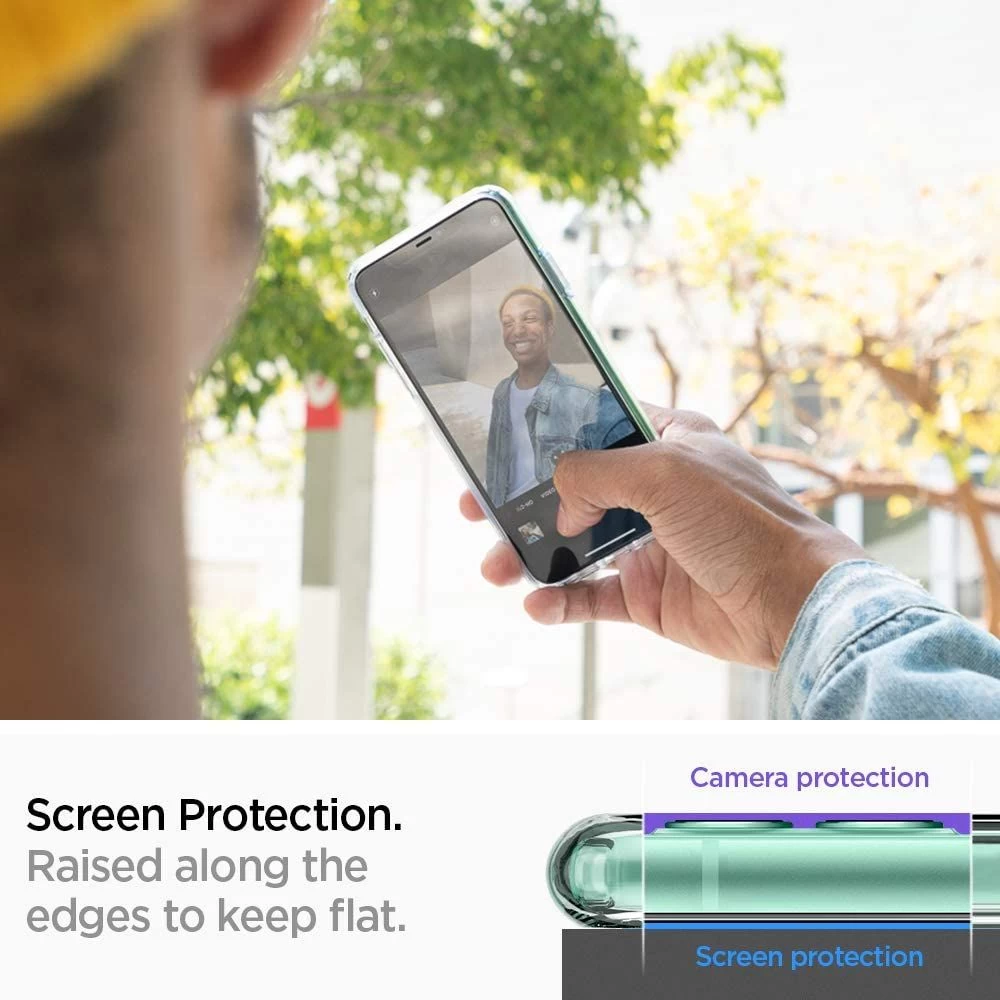 Apple iPhone 11 vāciņš caurspīdīgs SPIGEN Liquid Crystal