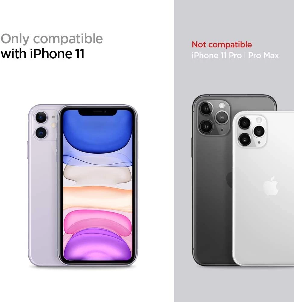 Apple iPhone 11 vāciņš melns SPIGEN Liquid Air