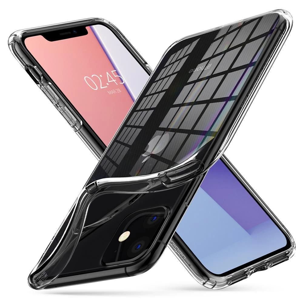 Apple iPhone 11 vāciņš caurspīdīgs SPIGEN Liquid Crystal