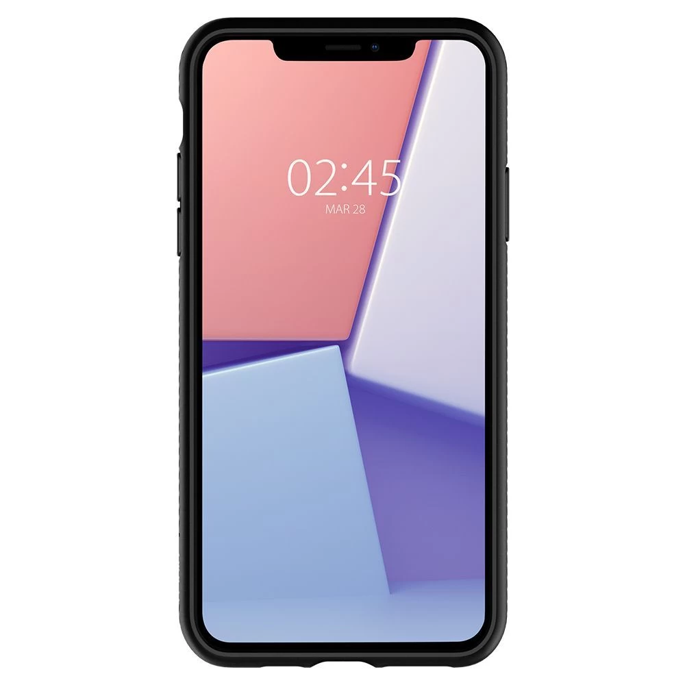 Apple iPhone 11 vāciņš melns SPIGEN Liquid Air