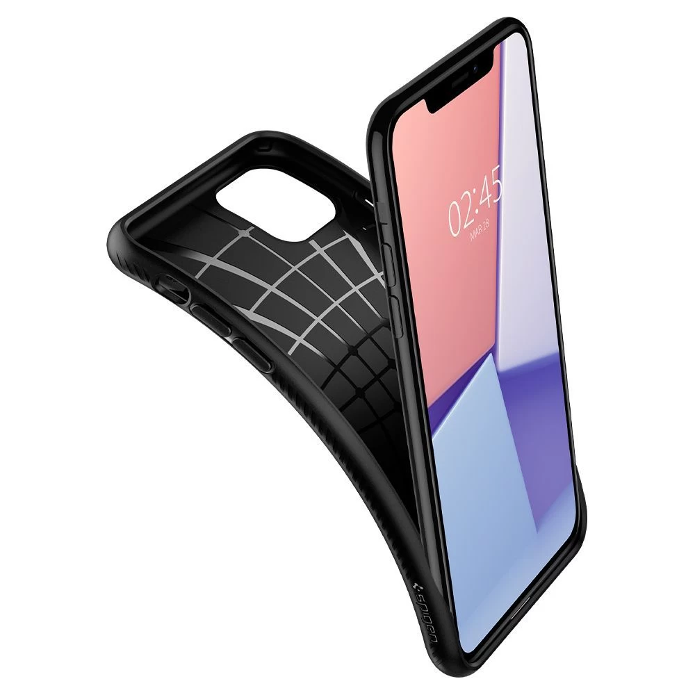 Apple iPhone 11 vāciņš melns SPIGEN Liquid Air