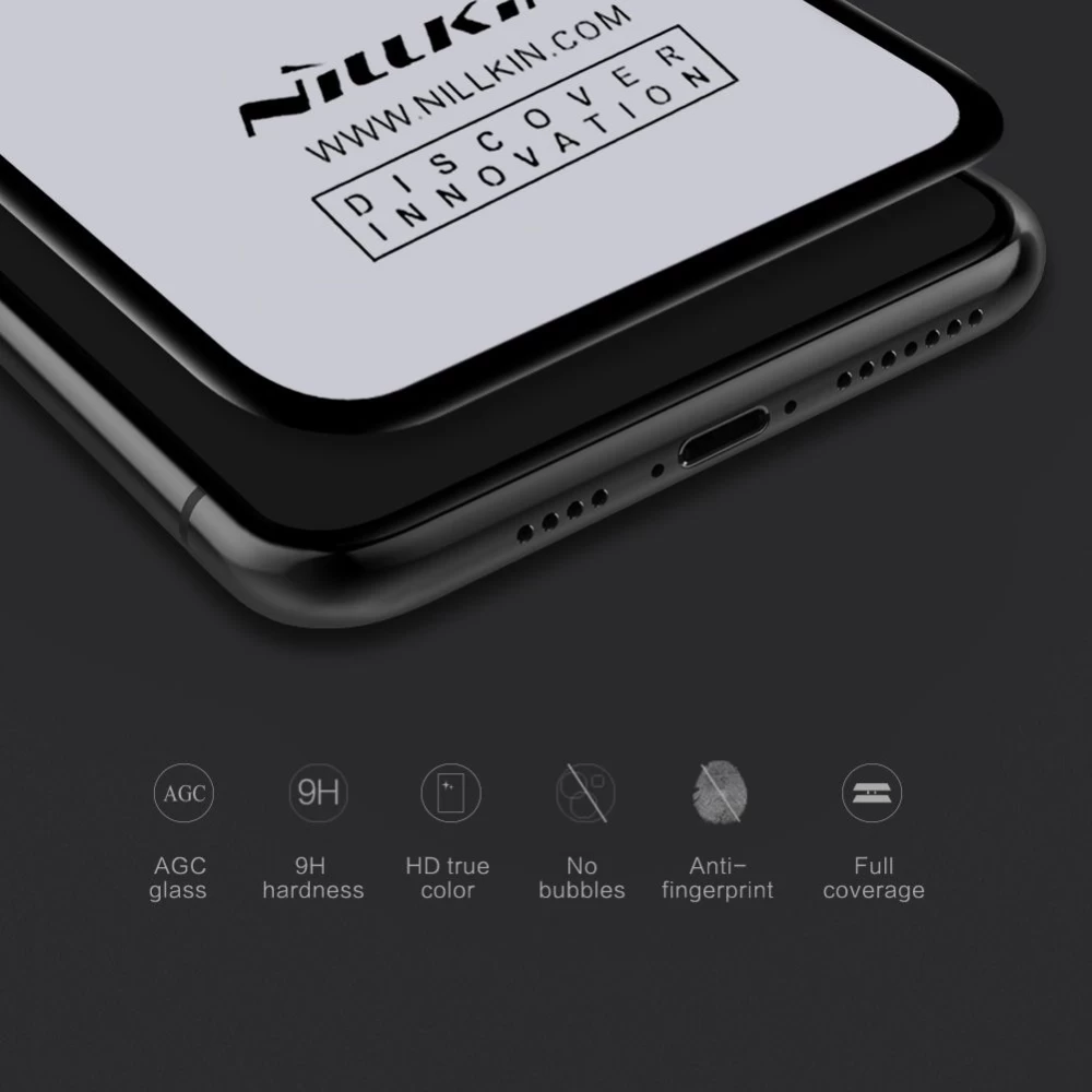 Apple iPhone 11 Pro aizsargstikls melns Nillkin 3D CP+MAX Tempered Glass