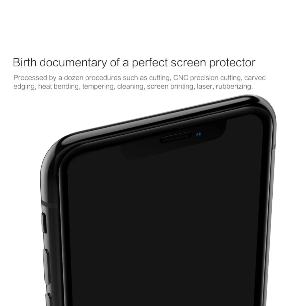 Apple iPhone 11 Pro aizsargstikls melns Nillkin 3D CP+MAX Tempered Glass