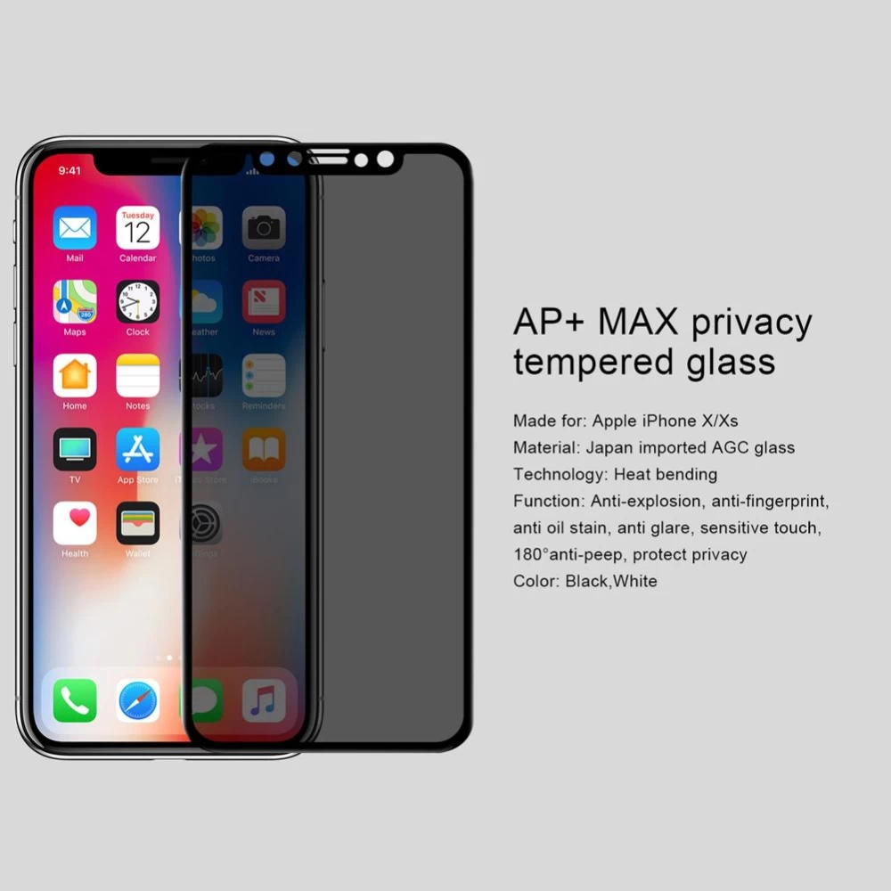 Apple iPhone 11 Pro Tempered glass black Nillkin 3D AP+MAX Glass