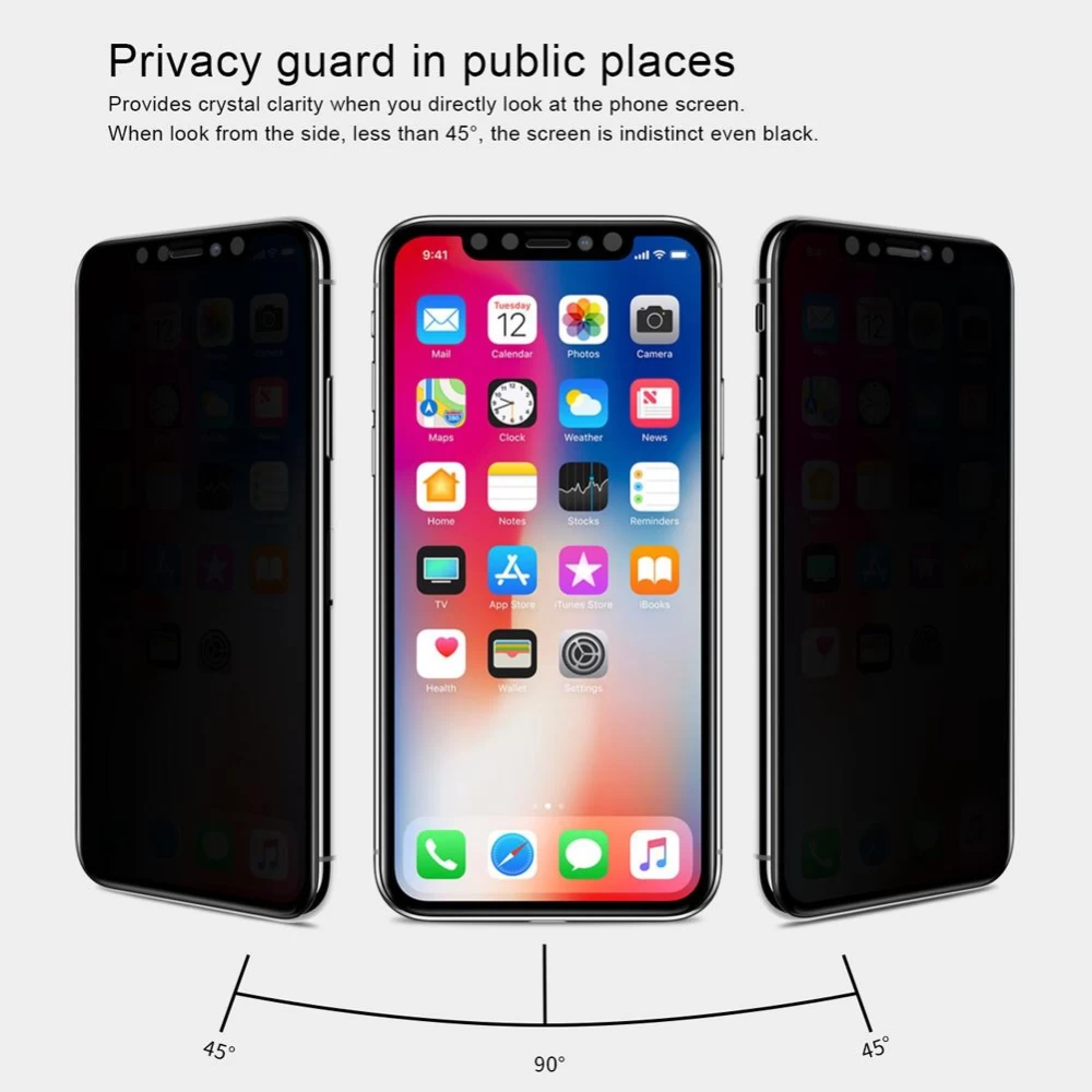 Apple iPhone 11 Pro Tempered glass black Nillkin 3D AP+MAX Glass