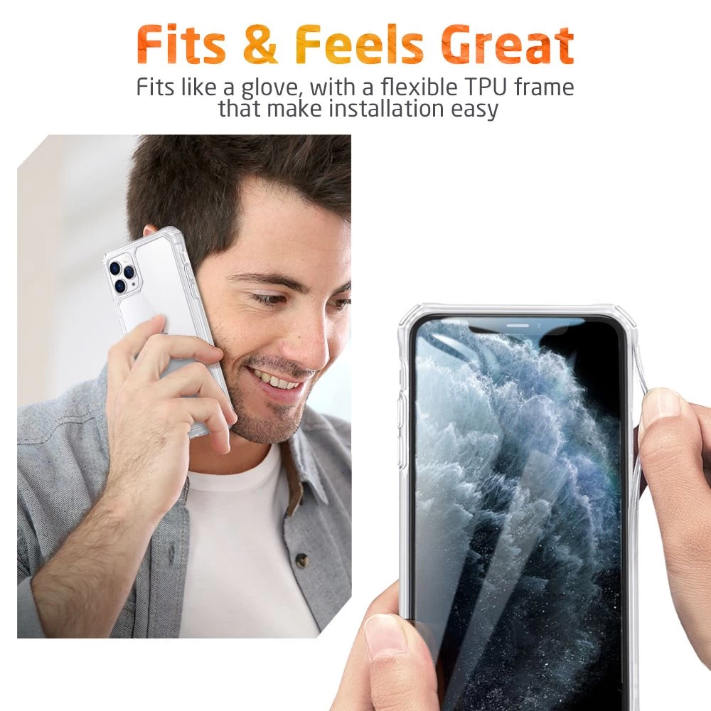 Apple iPhone 11 Pro suojakuori läpinäkyvä ESR Cloud Armor Matte