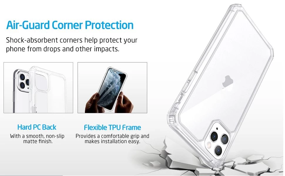 Apple iPhone 11 Pro suojakuori läpinäkyvä ESR Cloud Armor Matte