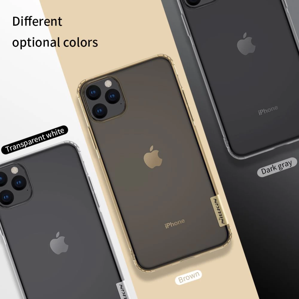 Apple iPhone 11 Pro vāciņš caurspīdīgs pelēks Nillkin TPU