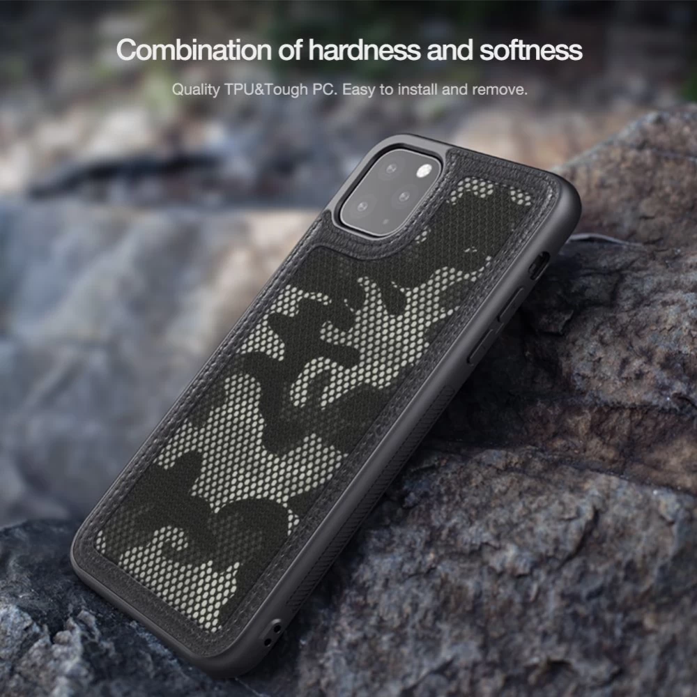 Apple iPhone 11 Pro suojakuori musta Nillkin Camo