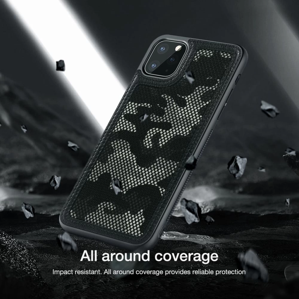 Apple iPhone 11 Pro suojakuori musta Nillkin Camo