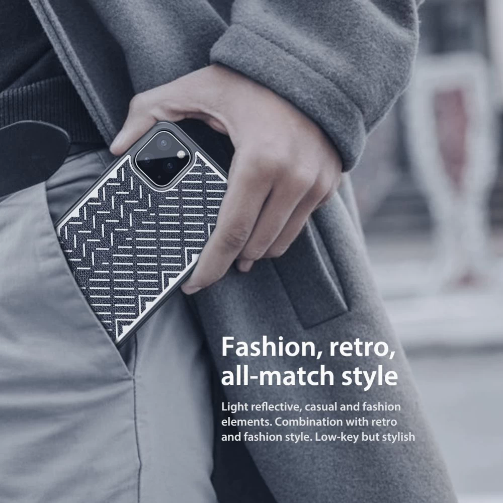 Apple iPhone 11 Pro case black Nillkin Herringbone